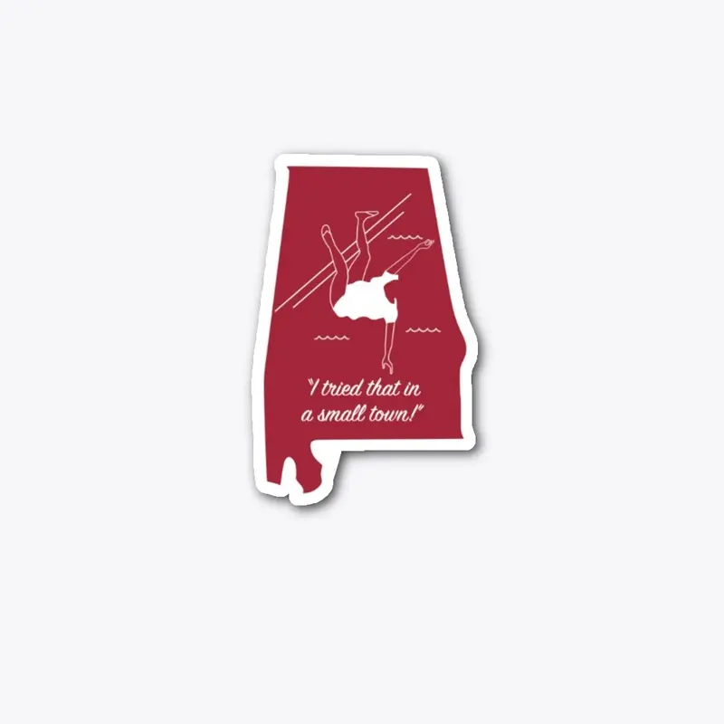 Alabama State Shape - Die Cut Sticker